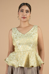 Peplum Sleeveless Blouse871 video